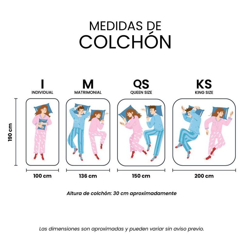 Colchón Matrimonial Nautilus Café+ Almohada+ Protector+ Sabanas TRY