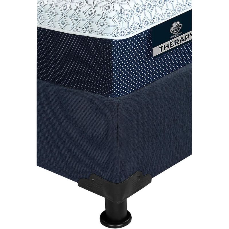 Colchón King Size Therapy Azul+ Box+ Almohada Oso 2 TRY
