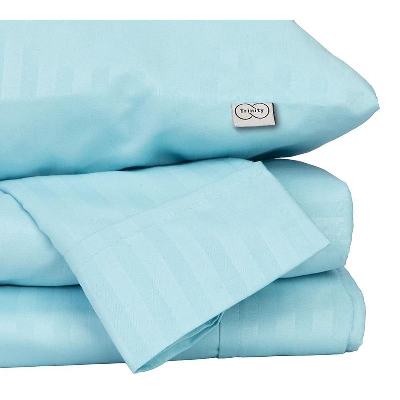 Colchón King Size Ghana Azul+ Box+ Almohada+ Protector+ Sabanas TRY