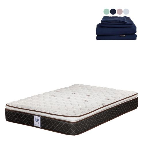 Colchón Mat Spring Air Minesota  + Softy CZD