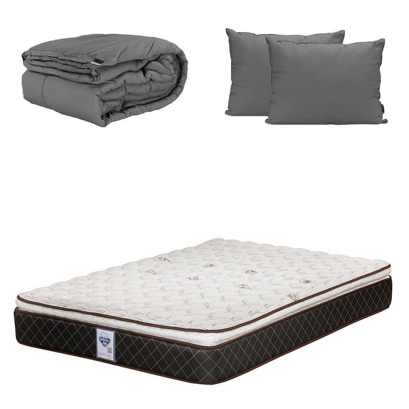 Colchón Mat Spring Air Minesota + 2 Pack + Homy CZD