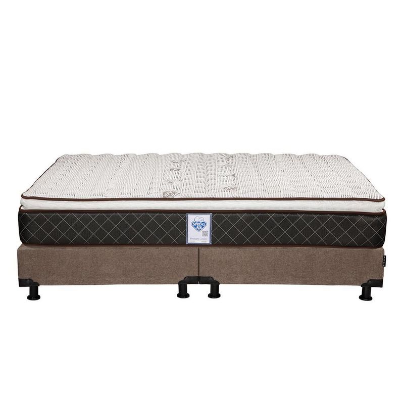 Colchón King Size Minesota+ Box+ Almohada+ Protector+ Sabanas TRY