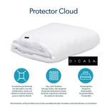Colchon King Size Spring Air Therapy+ Base Cama Slim+ Almohada One+ Protector Cloud+ Sabanas Softy+Edredon Homy RGH