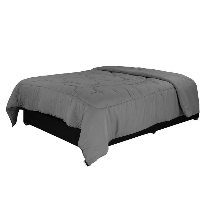 Colchon King Size Spring Air Therapy+ Base Cama Slim+ Almohada One+ Protector Cloud+ Sabanas Softy+Edredon Homy RGH