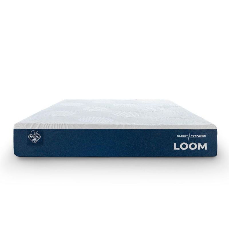 Colchón En Caja Spring Air Matrimonial Loom Firmeza Media Memory Foam Sleep Fitness