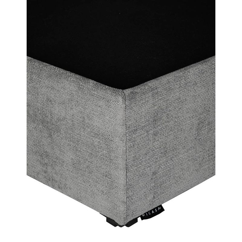 Base de Cama Queen Size Dicasa Gris Oscuro RGH