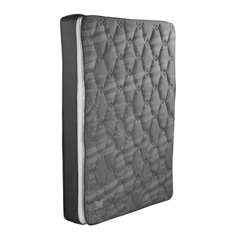 Colchón King Size Sping Air Aries + Box Gris Carbón RGH