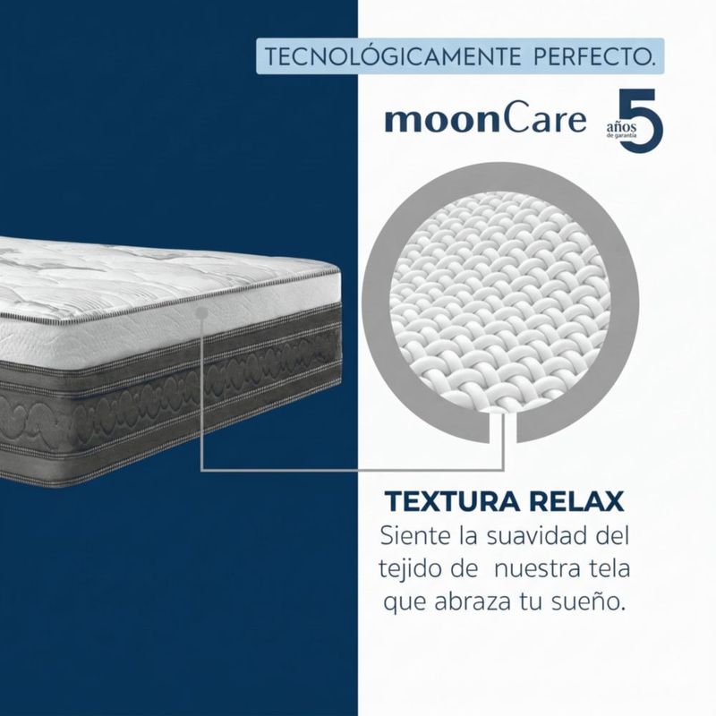 Colchón King Size Restonic Confort Anti Micro Despertares