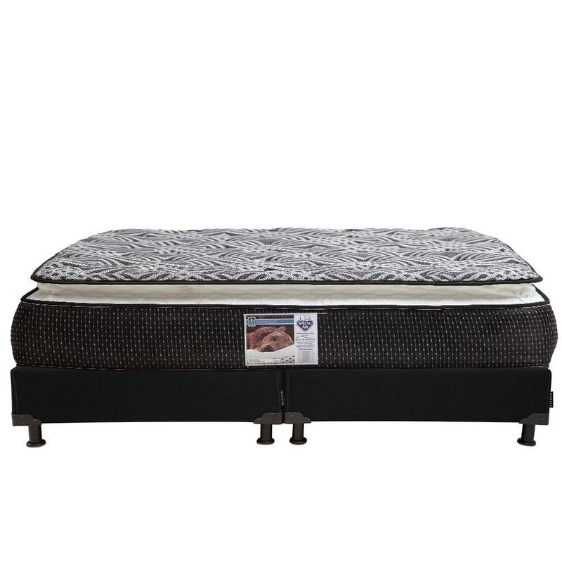 Colchon King Size Spring Air Omega Negro+ Box RGH