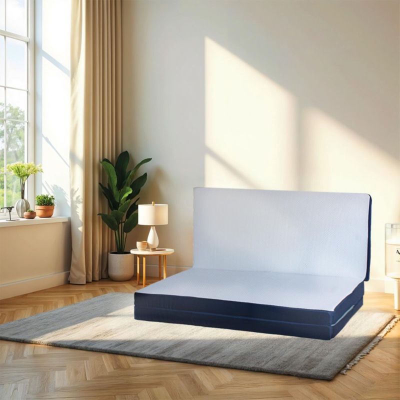 Colchon triple plegable DR JOOHN Matrimonial 190x135x10 cm