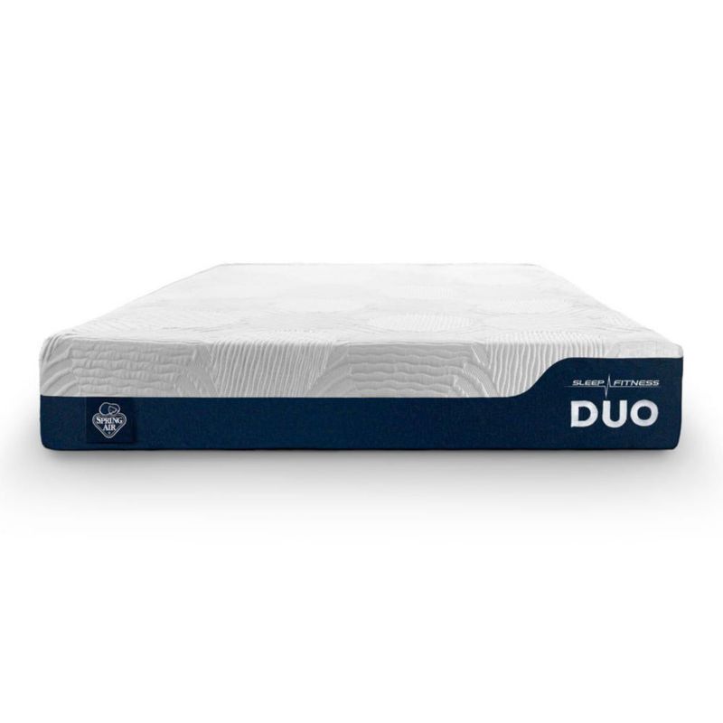 Colchón Individual Duo Spring Air Tecnología Hybrid Tech Sleep Fitness