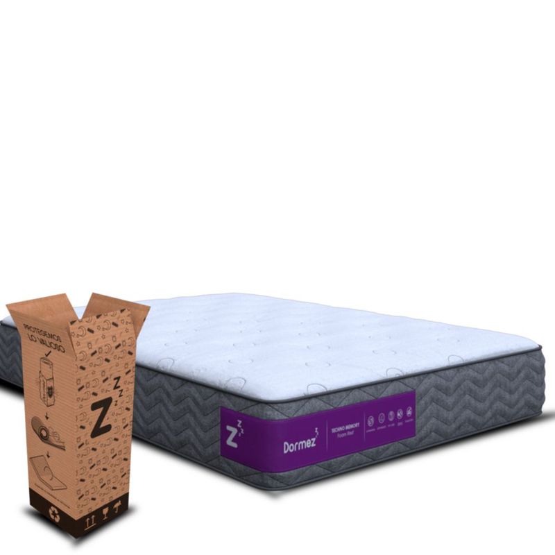 Colchón Matrimonial Dormez Premium Memory Foam 27 cm en Caja