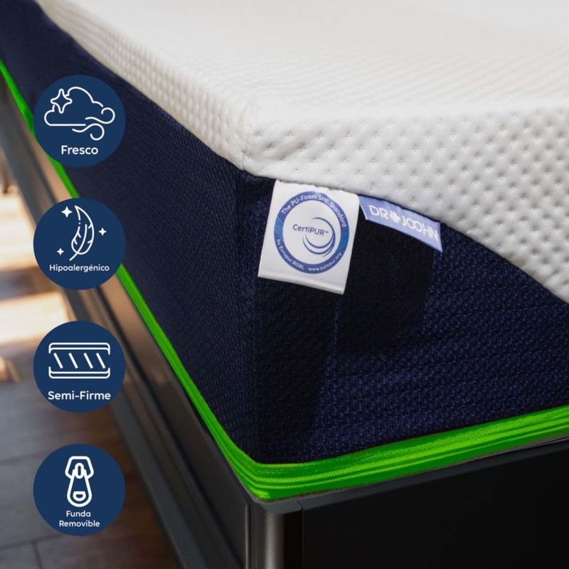 Colchon en caja DR JOOHN Zen Memory Foam King Size