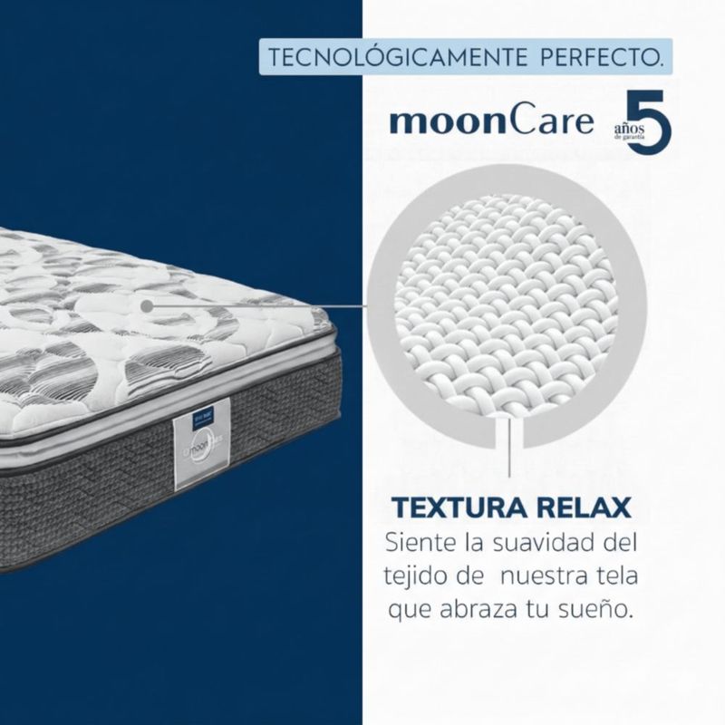 Colchón King Size Restonic Mooncare Ortopédico