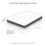 Colchón King Size Spring Air Aries  + Almohada Royal Twin RGH
