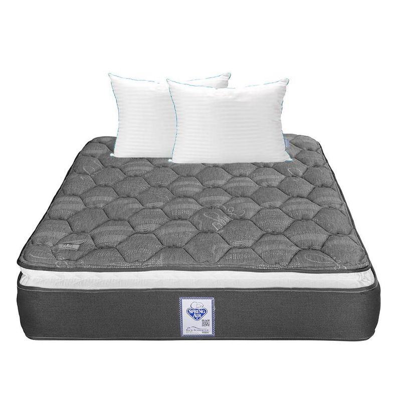 Colchón King Size Spring Air Aries  + Almohada Royal Twin RGH