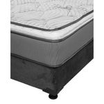Colchón King Size Spring Air Prestige Gris+ Box+ Almohada Royal Twin+ Sabanas Royal RGH