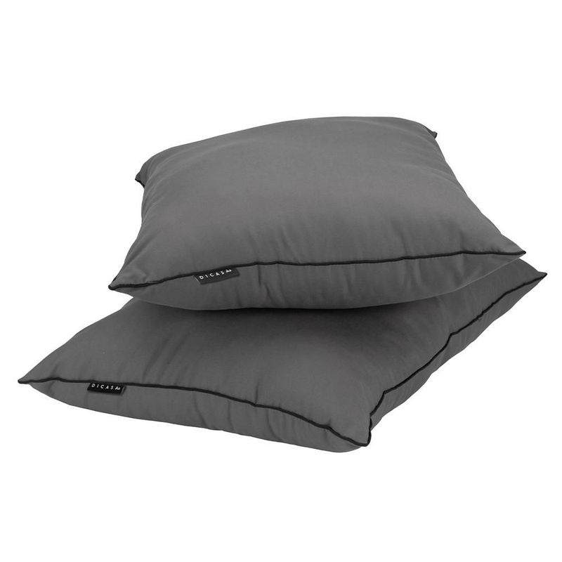 Colchón Matrimonial Restonic Enzo Gris+ Box+ Almohada 2Pack+ Protector Cloud CDZ
