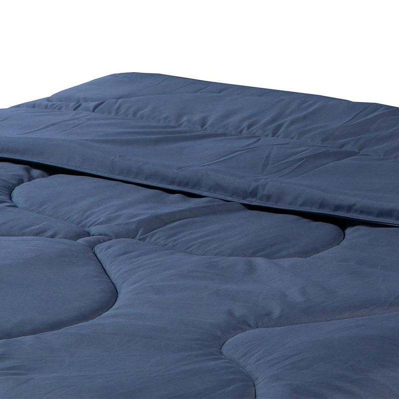 Colchón Matrimonial Restonic Trini Gris+ Base Cama+ Almohada One+ Protector Cloud+ Sabanas Softy+ Edredon Homy RGH