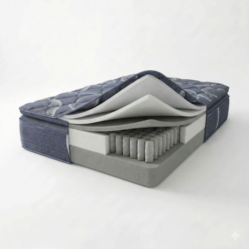 Colchón Individual Restonic Ortopédico Ultra Confort con 2 Almohadas Hipoalergénicas tamaño Standar y Juego de Sabanas