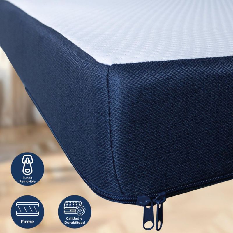 Colchon triple plegable DR JOOHN individual 190x100x10 cm