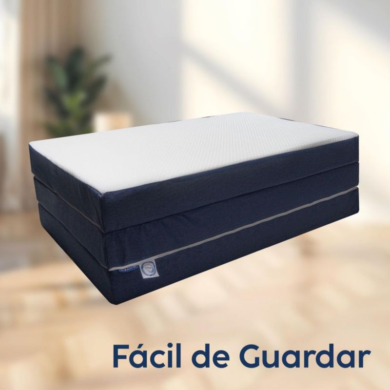 Colchon triple plegable DR JOOHN individual 190x100x10 cm