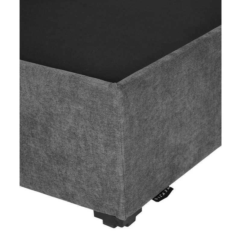 Base de Cama Matrimonial Rogga Gris Carbon RGH