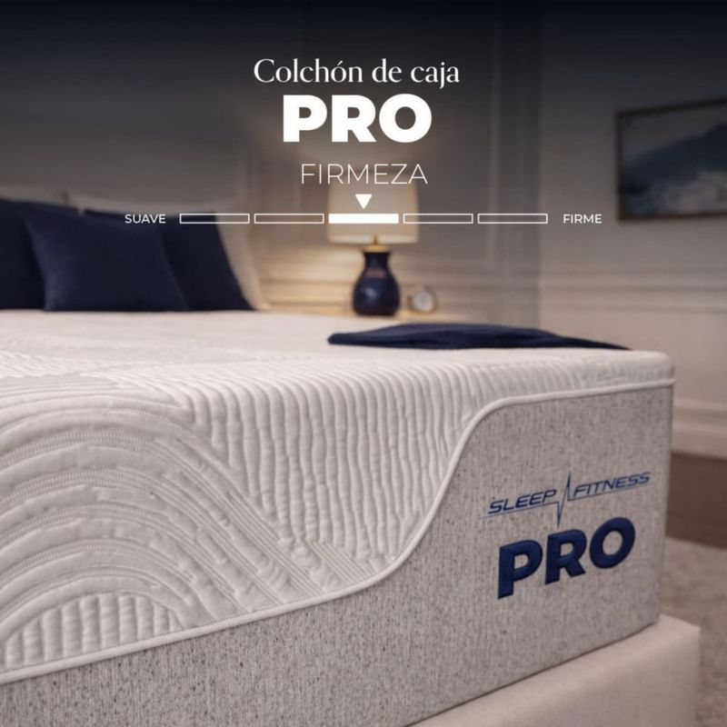 Colchón King Size Pro Spring Air Tecnología Hyper Luxe Sleep Fitness