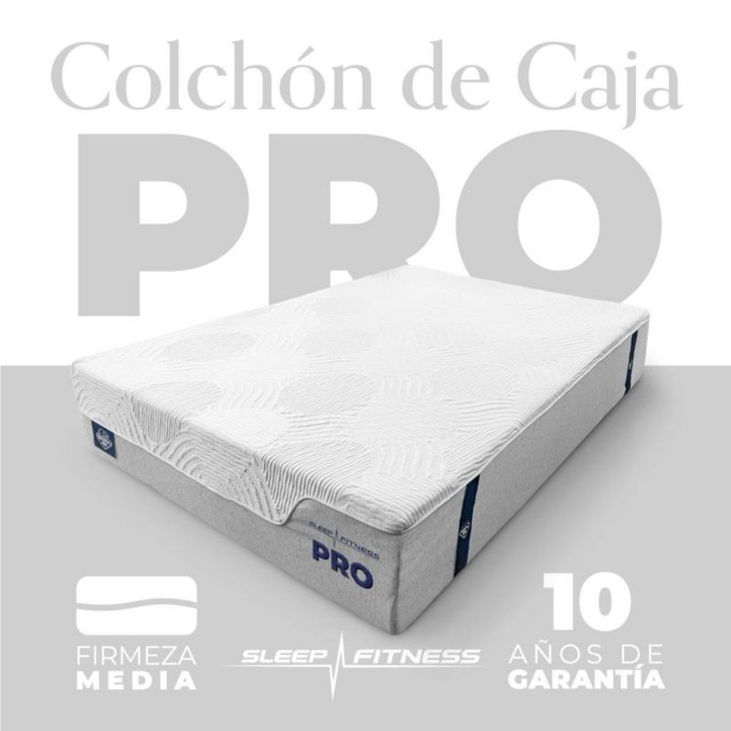 Colchón King Size Pro Spring Air Tecnología Hyper Luxe Sleep Fitness