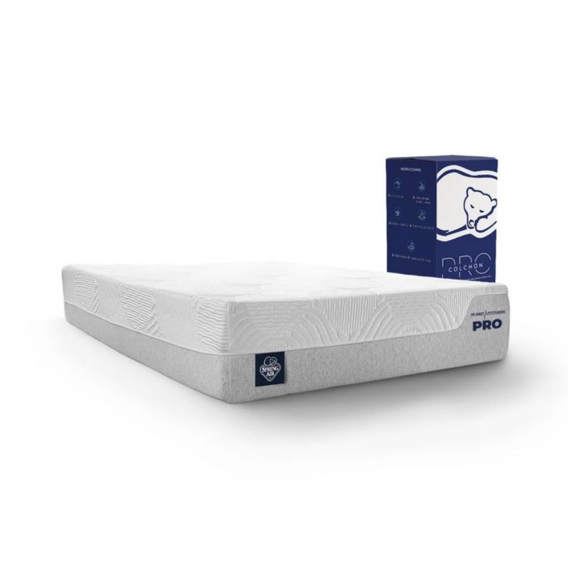 Colchón King Size Pro Spring Air Tecnología Hyper Luxe Sleep Fitness