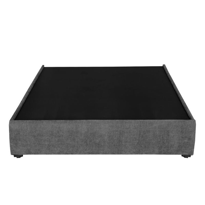 Base de Cama Matrimonial Rogga Gris Oscuro RGH