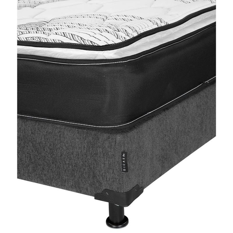 Colchon King Size Spring Air Premier Negro+ Box+ Protector Ultra+ Sabanas Basic RGH