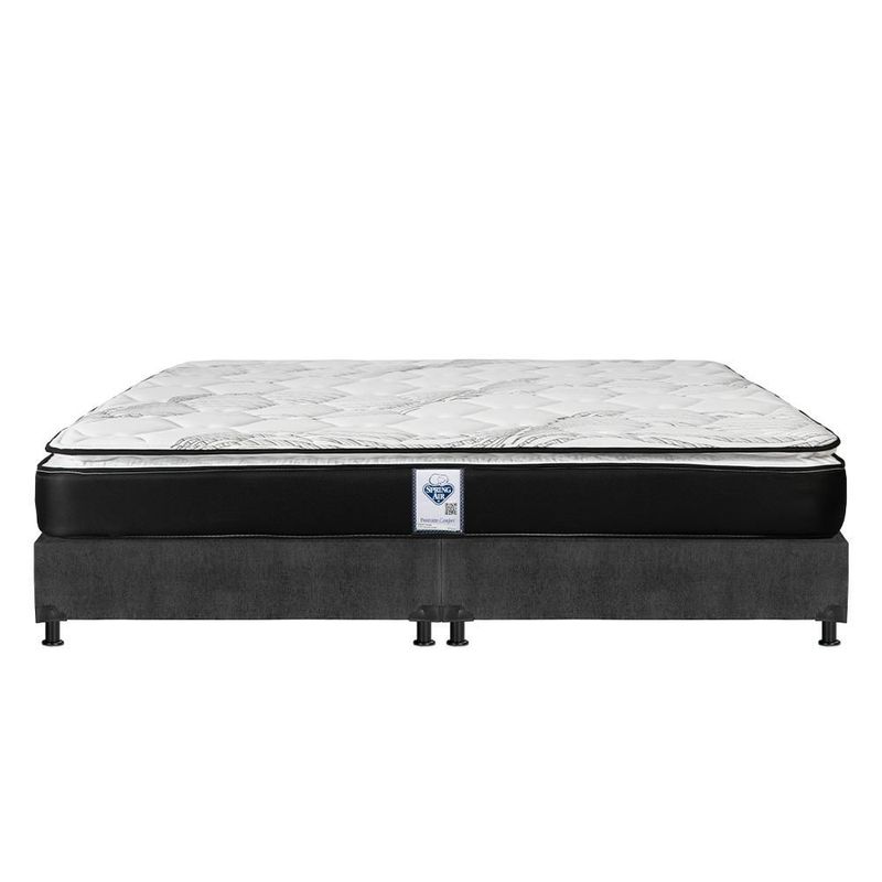 Colchon King Size Spring Air Premier Negro+ Box+ Protector Ultra+ Sabanas Basic RGH