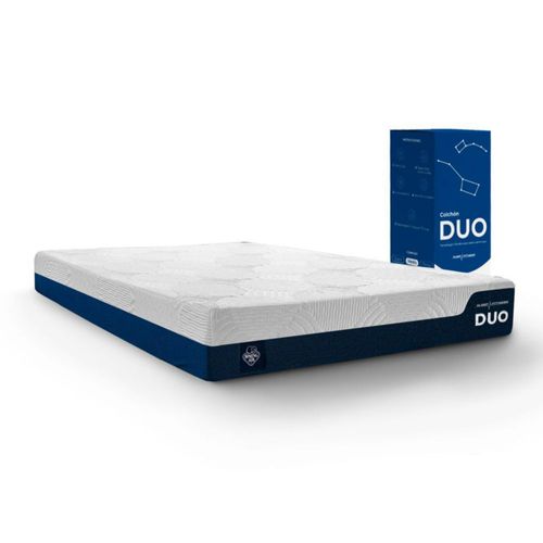 Colchón Queen Size Duo Spring Air Tecnología Hybrid Tech Sleep Fitness