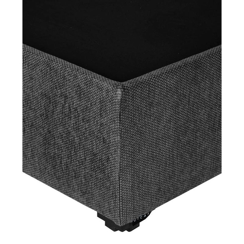 Base de Cama King Size Dicasa Gris Carbon RGH