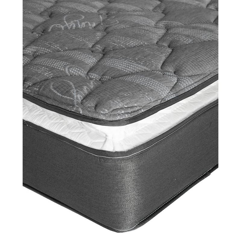 Colchón King Size Spring Air Aries Negro+ Almohada Oso+ Sabanas Basic TRY