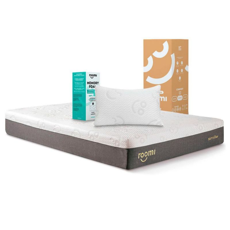 Colchón Individual Roomi Smile Más 1 Almohada de Memory Foam Gratis