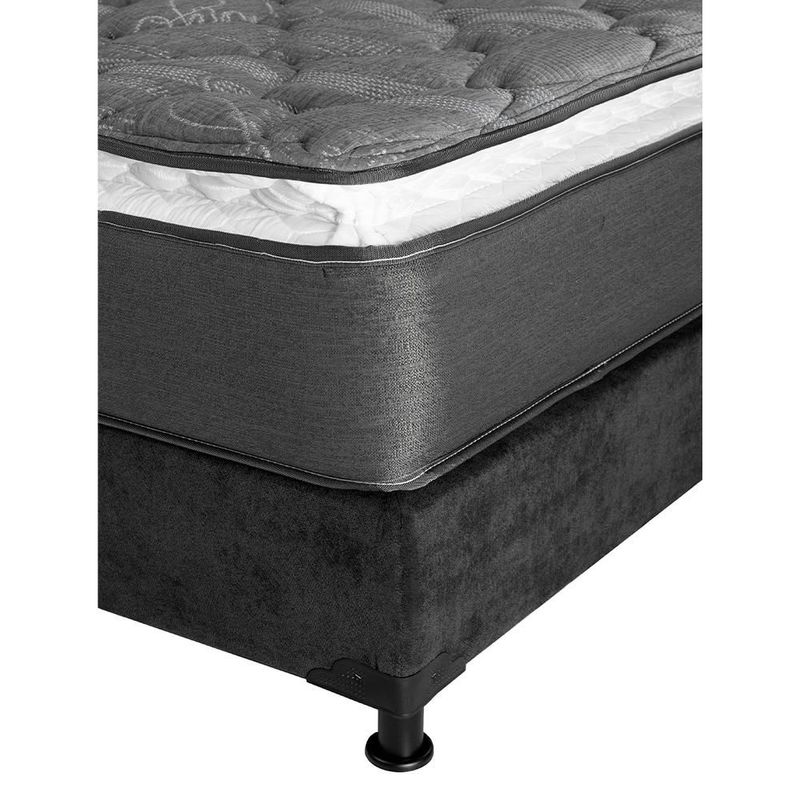 Colchón King Size Spring Air Aries Negro+ Box+ Sabanas Basic TRY