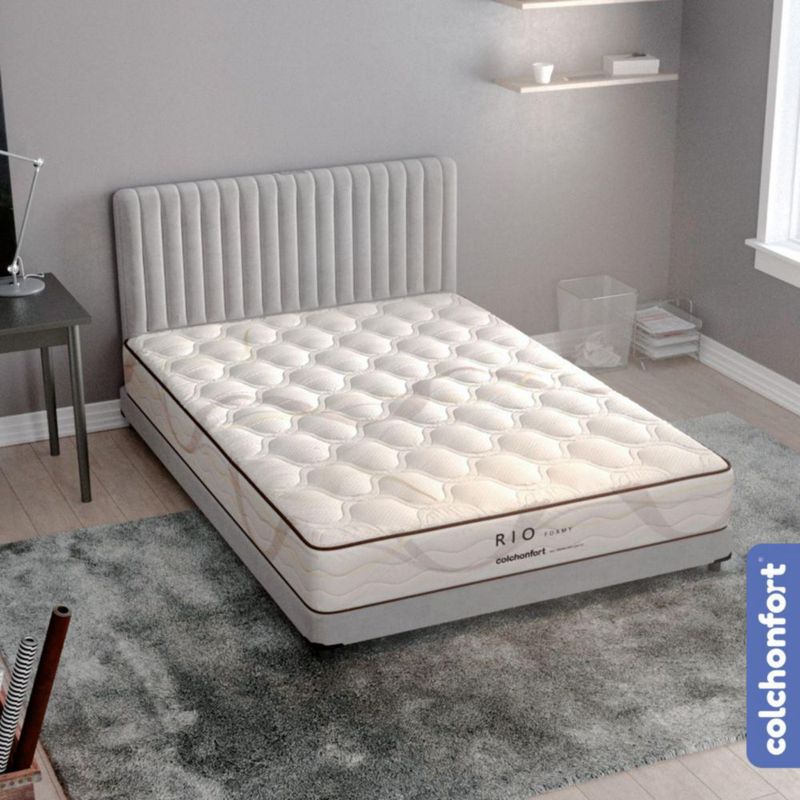 Colchón Colchonfort Rio Blanco King Size Confort con Mix de Espumas 16 cm