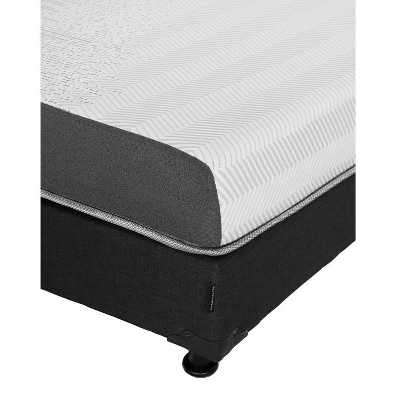 Colchon King Size Restonic DicasaInaBox Negro+ Box+ Almohada One+ Protector Ultra+ Sabanas Softy+ Edredon Homy RGH