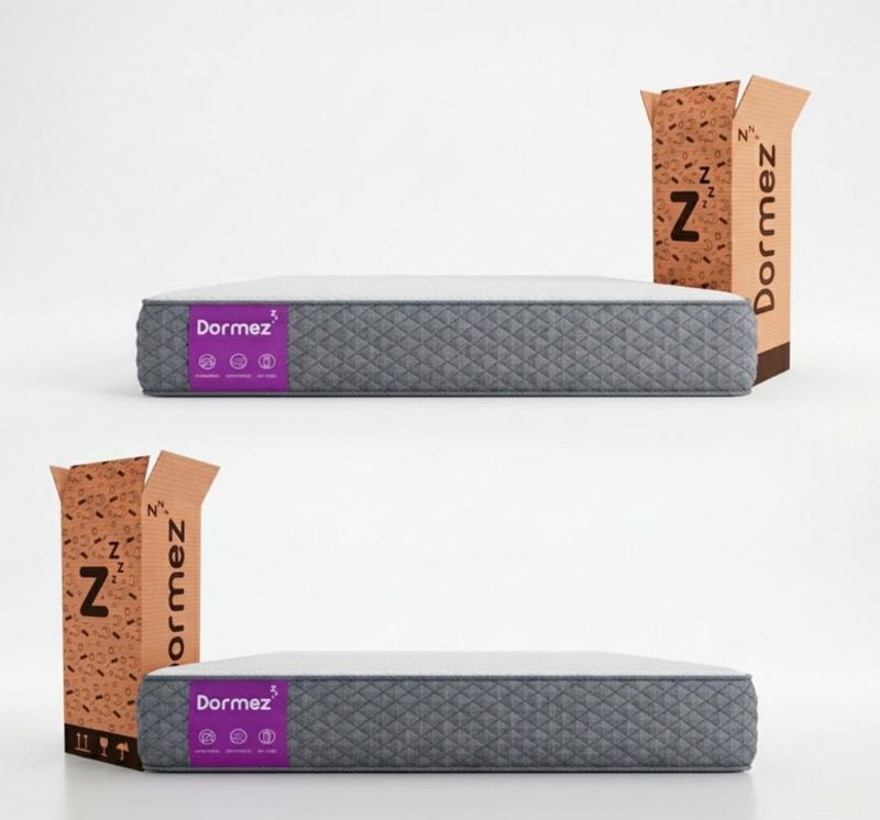 Pack Colchon Dormez  Individual En Caja Espuma Premium 19CM