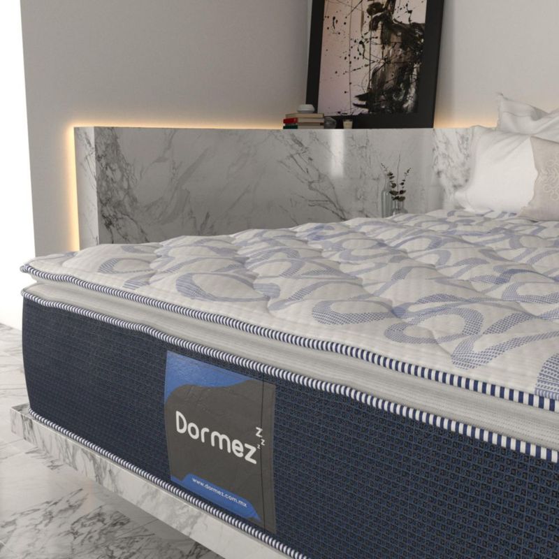 Colchon Dormez Matrimonial + Box + Playera Mundialista + 2 Almohadas