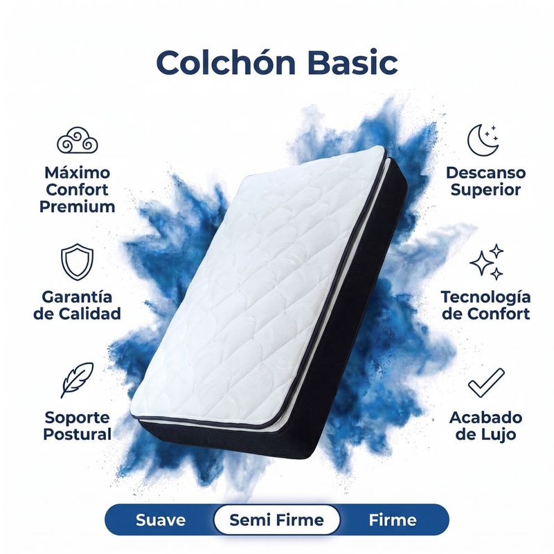 Colchón Matrimonial Basic Ortopédico Ultra Confort