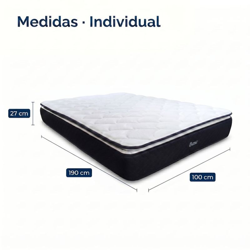 Colchón Individual Basic Ortopédico Ultra Confort