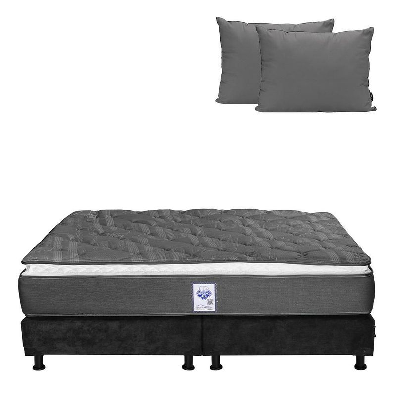 Colchon Spring Air Aries King Size+ Box+ Almohada 2Pack CZD