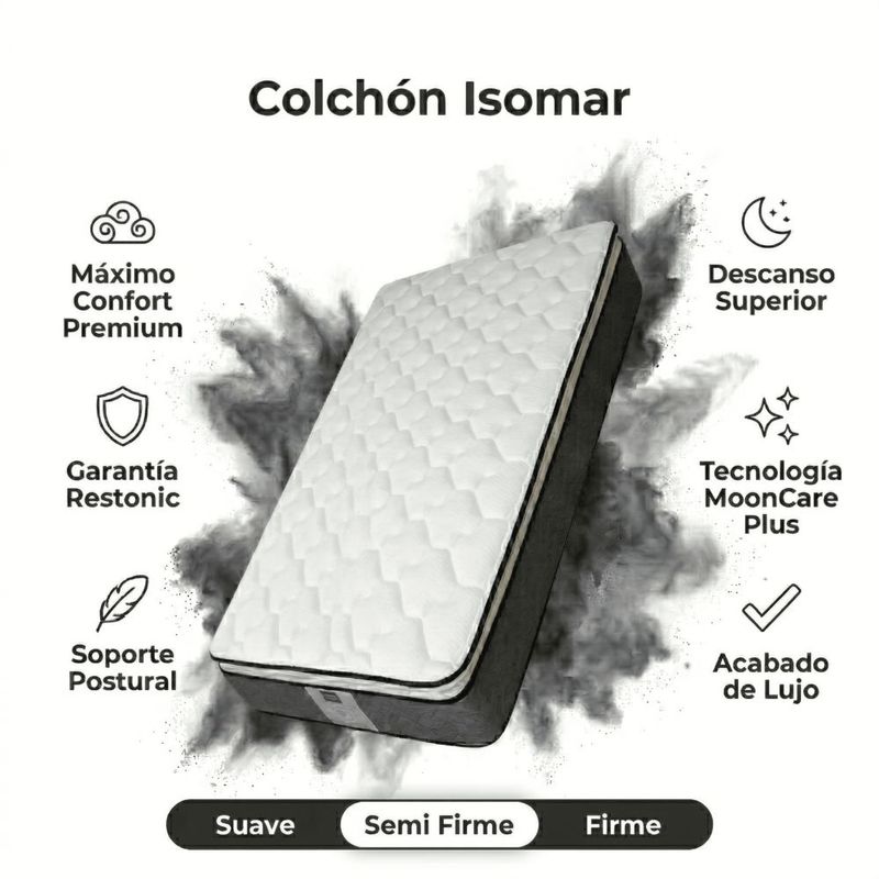 Colchón Individual Restonic Pam Ultra Confort