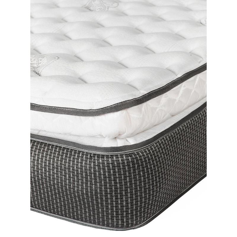 Colchon Matrimonial Spring Air Phantom Negro+ Almohada Oso 2+ Sabanas Basic RGH
