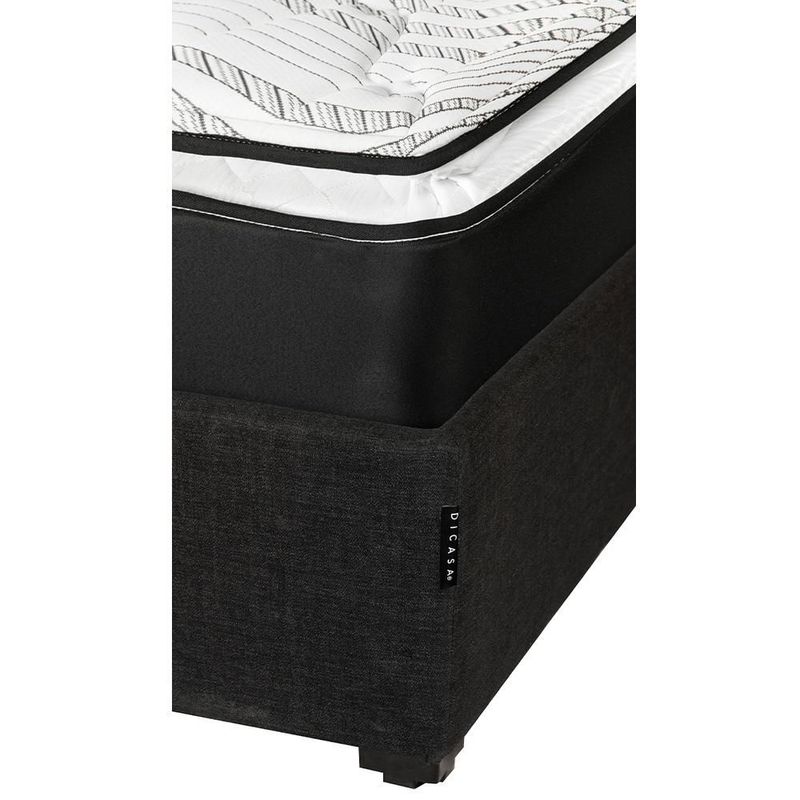 Colchón Matrimonial Spring Air Premier + Base Cama Negro TRY