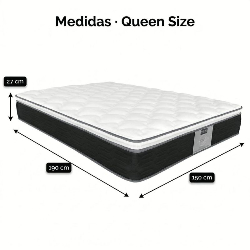 Colchón Queen Size Restonic Isomar Ortopédico Memory Foam Elite Cooling