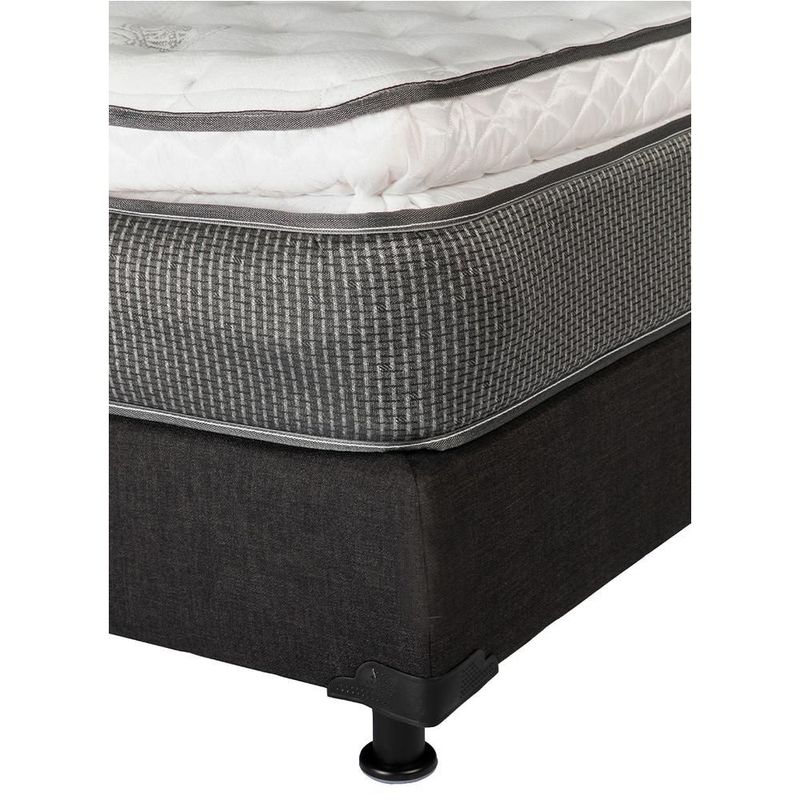 Colchón King Size Spring Air Phantom + Box Negro + Protector Ultra TRY